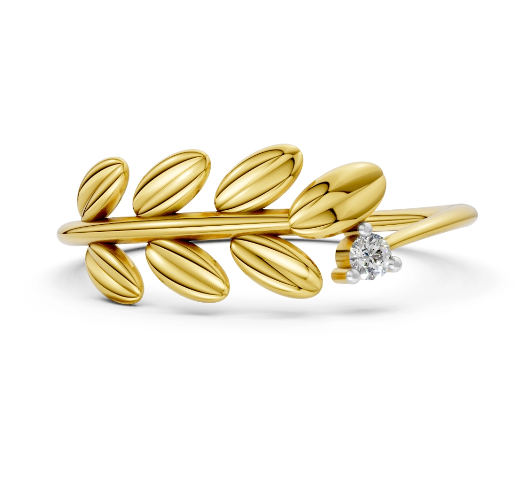 Olive Whisper Ring