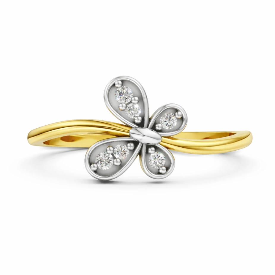 Papillon Bloom Ring