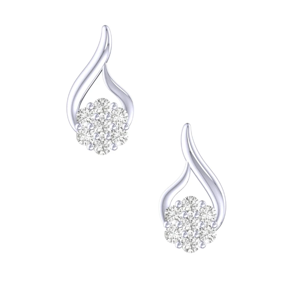 Floral Ember Studs