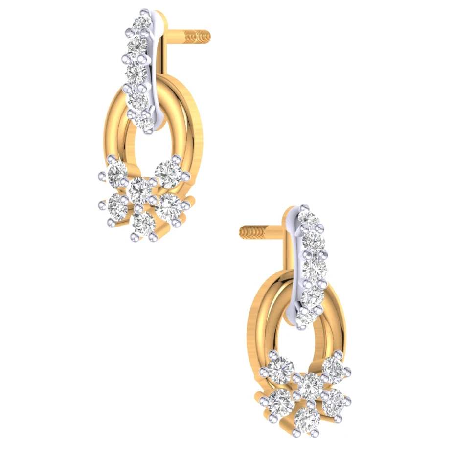 Starlit Halo Earrings - Image 3