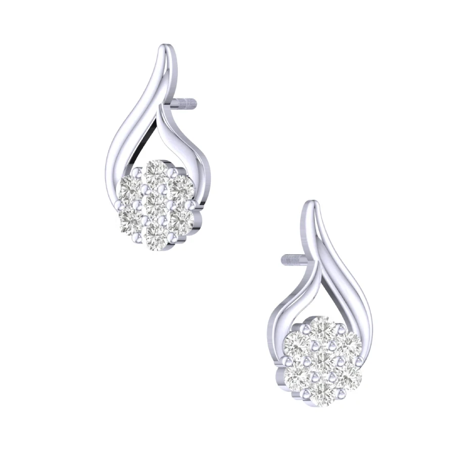 Floral Ember Studs - Image 3