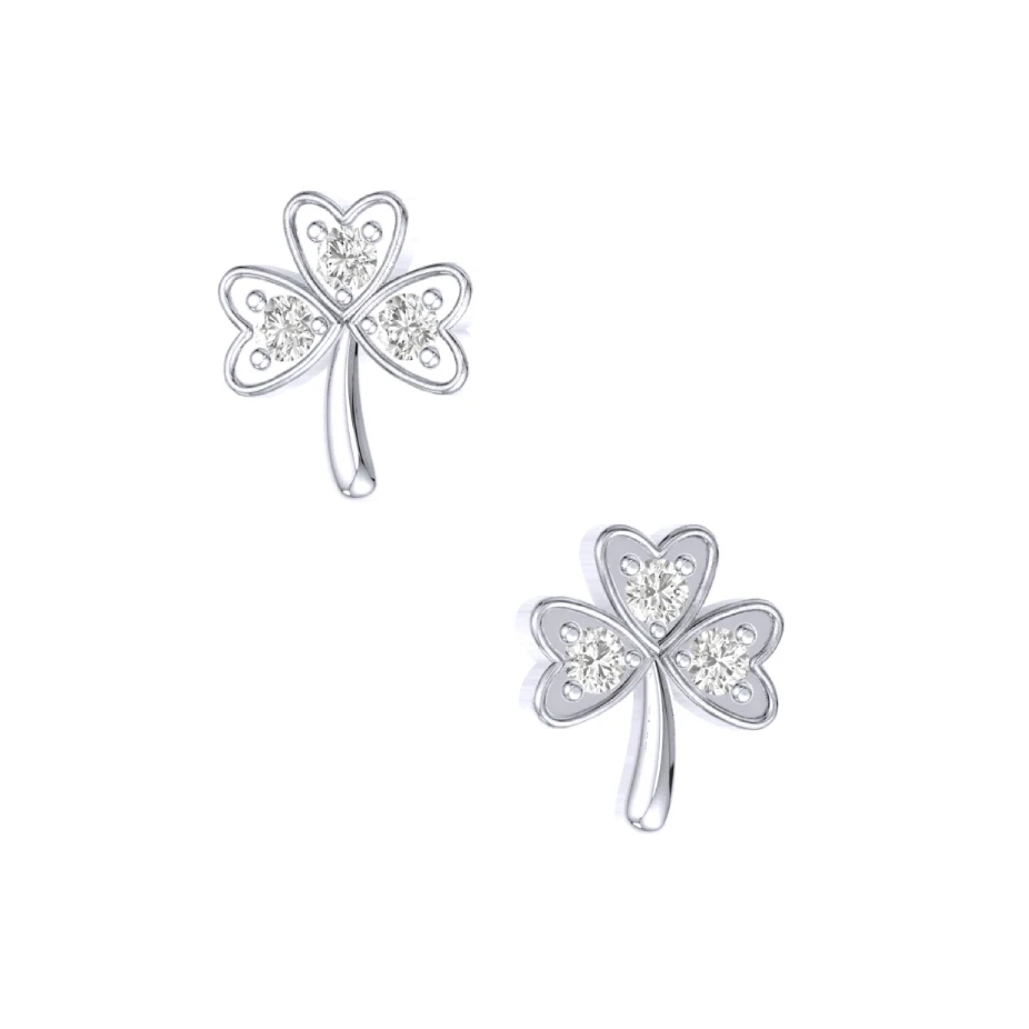 Clover Whisper Studs - Image 3
