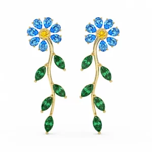 Azure Vine earring