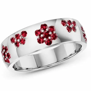Crimson Silver Band